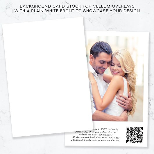 Foto QR-code Witte achtergrond voor Vellum Overlay Kaart