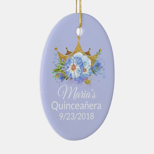 Foto Quinceañera Keepomwille Ornament (Rechts)