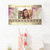 Foto Quinceanera Verjaardag Spandoek (Insitu)