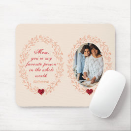 Foto & Quote Keepsake Uniek Modern Moederdag Muismat