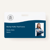 Foto Real Estate Logo Name Badge (Voorkant)