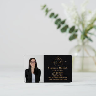Foto Real Estate Realtor Key House Gold invoegen Visitekaartje