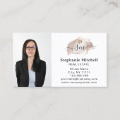 Foto Real Estate Realtor Key House Gold invoegen Visitekaartje (Voorkant)