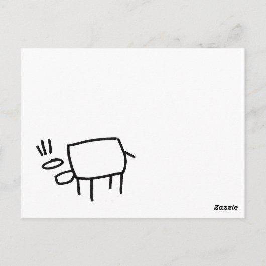 foto realistische tekening van een helikopter briefkaart (Achterkant)