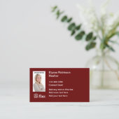 Foto Realtor Business Referral Kaarten Visitekaartje (Staand voorkant)
