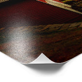 Foto-Red Barn Resting Foto Afdruk (Hoek)