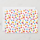 Foto: Red Gumball Machine Snoep Bubble Gum Party Kaart (Achterkant)