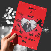 Foto Red Heart Love Cupid  Valentijnsdag Feestdagenkaart