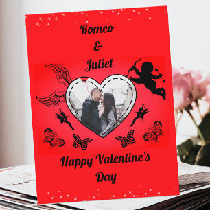 Foto Red Heart Love Cupid  Valentijnsdag Feestdagenkaart