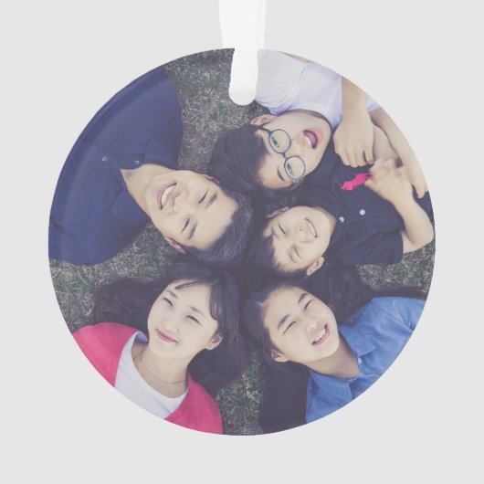 Foto Red Maple Leaf Ornament (achterkant)