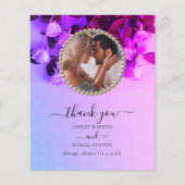 Foto Regenboog Bruiloft Dank u kaart (Voorkant)