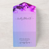 Foto Regenboog Trouw Alles In Één Uitnodiging (Buitenkant)