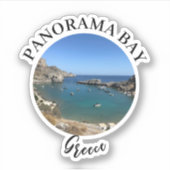 Foto reistoeristische locatie sticker (Voorkant)