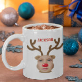 Foto rendier gezicht gepersonaliseerde mok