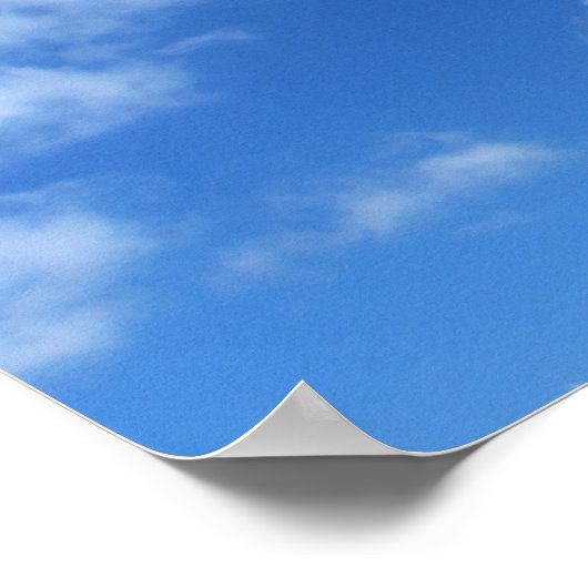 Foto Restful Clouds Poster (Hoek)