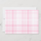 Foto Retro Coquette Roze strik Afstuderen Aankondiging (Achterkant)