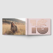 Foto Retro Elegant Blush Sweet 16 Gastenboek (Volledig)