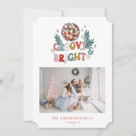 Foto Retro Kerst Kaart