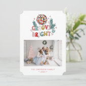 Foto Retro Kerst Kaart (Staand voorkant)