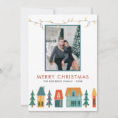 Foto Retro Merry Christmas Kaarten (Voorkant)