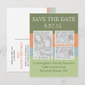 Foto Reunion Save the Date Aankondigingskaart (Voorkant / Achterkant)