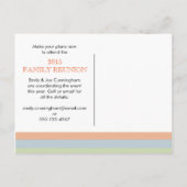 Foto Reunion Save the Date Aankondigingskaart (Achterkant)