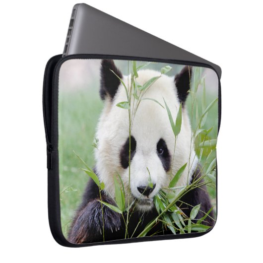Foto: reuzenpanda, hoesjes voor dierendeltjes. laptop sleeve (Voorkant Rechts)