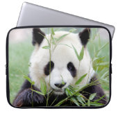 Foto: reuzenpanda, hoesjes voor dierendeltjes. laptop sleeve (Voorkant)
