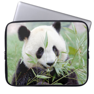 Foto: reuzenpanda, hoesjes voor dierendeltjes. laptop sleeve