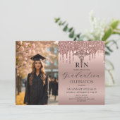 Foto RN Verpleegkundig Afstuderen Celebration Kaart (Staand voorkant)