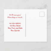  foto roadtrip bewegende aankondiging briefkaart (Achterkant)