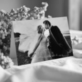 Foto Rode Rozen Fotobruiloft Bedankkaart