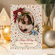 Foto Romantische Coquette Grandmillennial Kerst