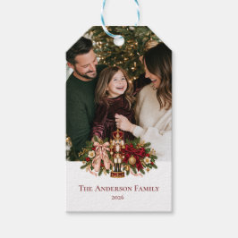 Foto Romantische Coquette Notenkraker Kerstmis Cadeaulabel