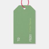  foto Rood Cadeau Labels Cadeaulabel (Achterkant)