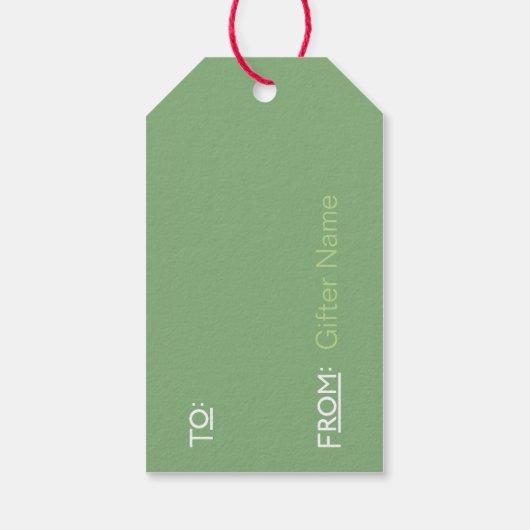  foto Rood Cadeau Labels Cadeaulabel (Achterkant)