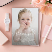 Foto: roos goudglitter ombre bedankkaart