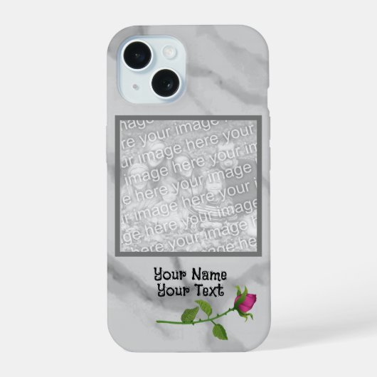 Foto Rosebud iPhone 15 Case (Achterkant)