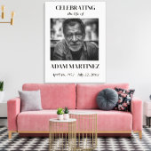 Foto rouwviering Gedenkfeest Herdenking  Canvas Afdruk (Insitu (Woonkamer))