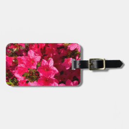  Foto Roze Azaleas Close-up BagageTags Bagagelabel