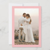 Foto Roze Bloemblaadjes & Prosecco Bruidsmeisjesfe Kaart (Achterkant)