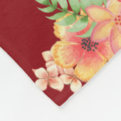 Foto Roze Bloemen Moederdag Deken (Hoek)