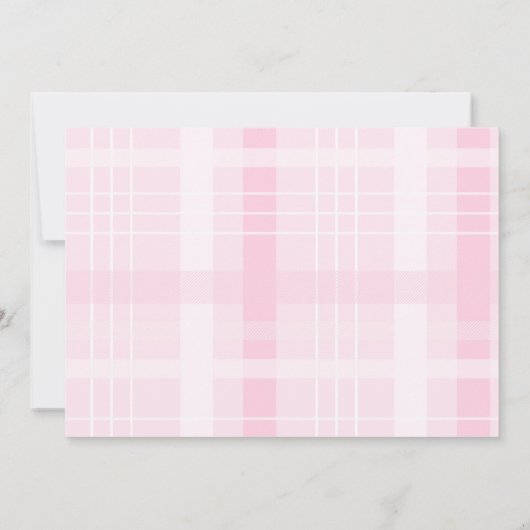 Foto Roze Coquette Bow Afstuderen Aankondiging (Achterkant)