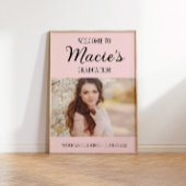 Foto Roze Graduation Party Poster