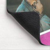 Foto Roze Initialen Muismat (Hoek)