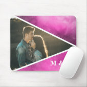 Foto Roze Initialen Muismat (Met muis)