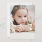 Foto Roze kleuterschool Teddy Bear Afstuderen Kaart (Achterkant)