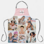 Foto Roze Monogram Schort (Voorkant)