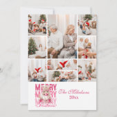 Foto Roze Notenkraker Kerst Feestdagenkaart (Voorkant)