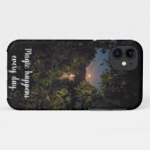 Foto roze volle maan stijgend over water Case-Mate iPhone case (Achterkant (horizontaal))